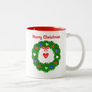 Weihnachtskrieg Zweifarbige Tasse