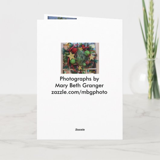 Weihnachtskriege Feiertagskarte (Rückseite)