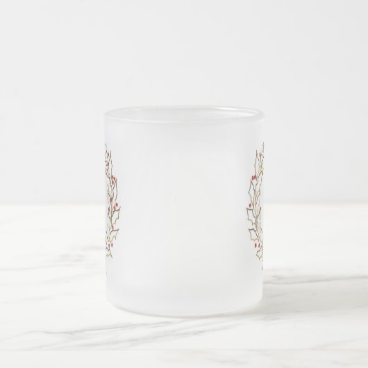 Weihnachtskriege Mattierte Tasse (Mittel)