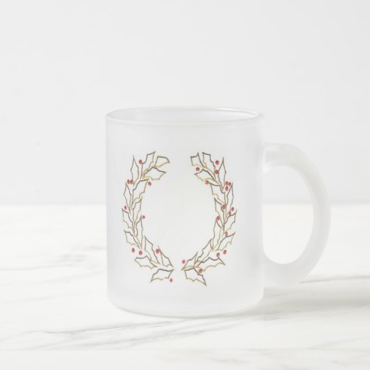 Weihnachtskriege Mattierte Tasse (Rechts)