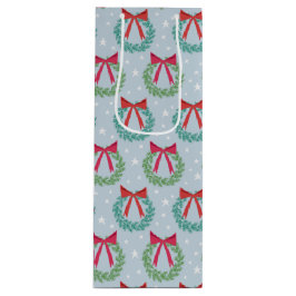 Weihnachtskriege mit Bows Retro Inspiriert Geschenktüte Für Weinflaschen