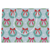 Weihnachtskriege mit Bows Retro Inspiriert Große Geschenktüte (Vorderseite)