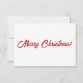 Weihnachtskriegszone Flache Grußkarte Karte (Rückseite)