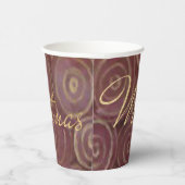 Weihnachtskrimson Pappbecher (Rechts)