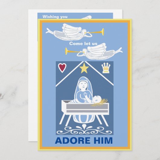 Weihnachtskrippe (Vorne/Hinten)