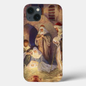 Weihnachtskrippe, 3 Hirten und Jesus Case-Mate iPhone Hülle (Rückseite)