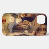 Weihnachtskrippe, 3 Hirten und Jesus Case-Mate iPhone Hülle (Rückseite (Horizontal))