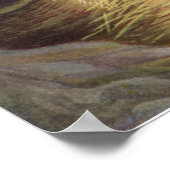 Weihnachtskrippe, 3 Hirten und Jesus Poster (Ecke)