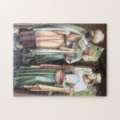 Weihnachtskrippe. 3 Könige. Sanibel Is., USA Puzzle (Horizontal)