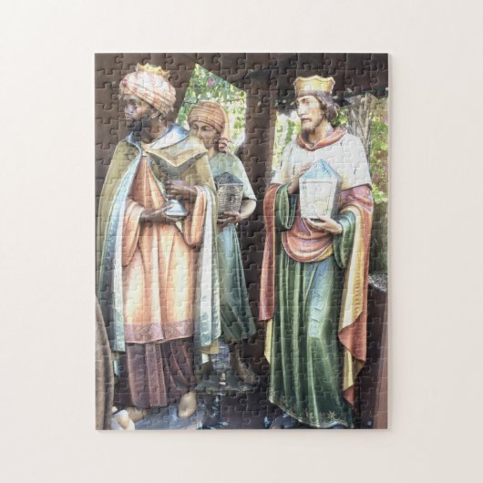 Weihnachtskrippe. 3 Könige. Sanibel Is., USA Puzzle (Vertikal)