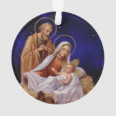 Weihnachtskrippe Acryl-Ornament Ornament (Rückseite)