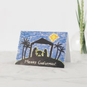 Weihnachtskrippe Ankündigung (Vorderseite)