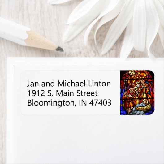 Weihnachtskrippe aus Glas (Insitu)