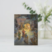 Weihnachtskrippe aus Weihnachten mit Besuch Magi (Stehend Vorderseite)