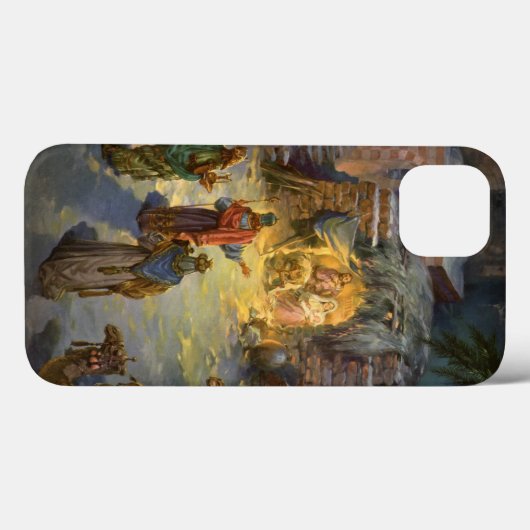 Weihnachtskrippe aus Weihnachten mit Besuch Magi Case-Mate iPhone Hülle (Rückseite (Horizontal))