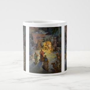 Weihnachtskrippe aus Weihnachten mit Besuch Magi Jumbo-Tasse