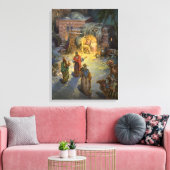 Weihnachtskrippe aus Weihnachten mit Besuch Magi Leinwanddruck (Insitu (Wohnzimmer))