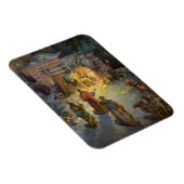 Weihnachtskrippe aus Weihnachten mit Besuch Magi Magnet (Rechte Seite)