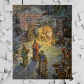 Weihnachtskrippe aus Weihnachten mit Besuch Magi Puzzle