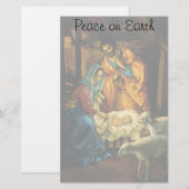 Weihnachtskrippe, Baby Jesus in Gefahr (Vorne/Hinten)