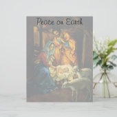 Weihnachtskrippe, Baby Jesus in Gefahr (Stehend Vorderseite)