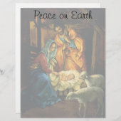 Weihnachtskrippe, Baby Jesus in Gefahr (Vorne/Hinten)