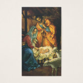 Weihnachtskrippe, Baby Jesus in Gefahr (Vorderseite)