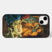 Weihnachtskrippe, Baby Jesus in Gefahr Case-Mate iPhone Hülle (Rückseite (Horizontal))