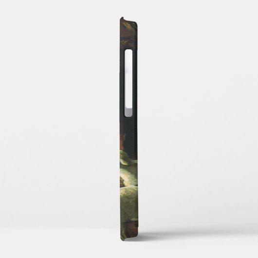 Weihnachtskrippe, Baby Jesus in Gefahr Case-Mate iPhone Hülle (Rückseite / Links)