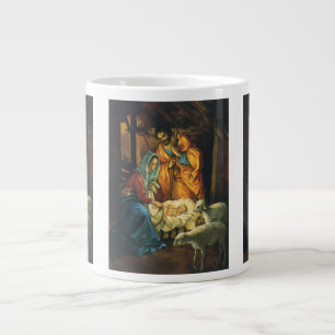 Weihnachtskrippe, Baby Jesus in Gefahr Jumbo-Tasse
