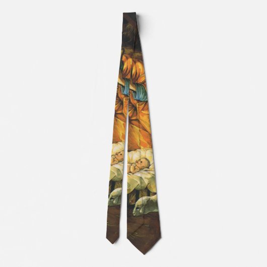 Weihnachtskrippe, Baby Jesus in Gefahr Krawatte (Rückseite)