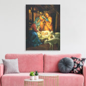 Weihnachtskrippe, Baby Jesus in Gefahr Leinwanddruck (Insitu (Wohnzimmer))