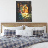 Weihnachtskrippe, Baby Jesus in Gefahr Leinwanddruck (Insitu (Schlafzimmer))