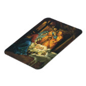 Weihnachtskrippe, Baby Jesus in Gefahr Magnet (Linke Seite)