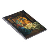 Weihnachtskrippe, Baby Jesus in Gefahr Notizblock (Rechte Seite)