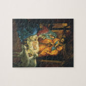 Weihnachtskrippe, Baby Jesus in Gefahr Puzzle (Horizontal)