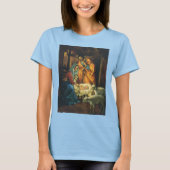 Weihnachtskrippe, Baby Jesus in Gefahr T-Shirt (Vorderseite)