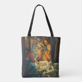 Weihnachtskrippe, Baby Jesus in Gefahr Tasche (Rückseite)