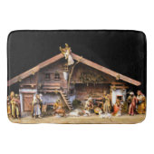 Weihnachtskrippe Badematte (Vorderseite)