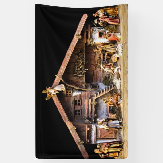 Weihnachtskrippe Banner (Vertikal)