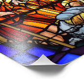 Weihnachtskrippe Bleibt Glass Image Baby Jesus Fotodruck (Ecke)