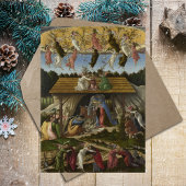 Weihnachtskrippe Botticelli Christlich katholisch Feiertagskarte