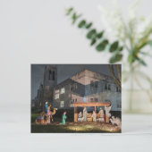 Weihnachtskrippe, Dearborn, MI Postkarte (Stehend Vorderseite)