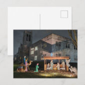 Weihnachtskrippe, Dearborn, MI Postkarte (Vorne/Hinten)