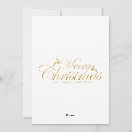 Weihnachtskrippe Feiertagskarte (Rückseite)