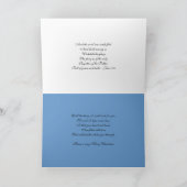 Weihnachtskrippe Feiertagskarte (Innenseite)