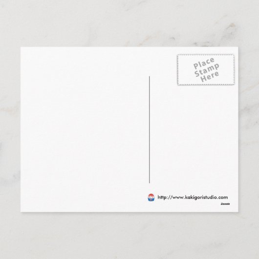 Weihnachtskrippe Feiertagspostkarte (Rückseite)