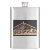 Weihnachtskrippe Flachmann (Vorderseite)