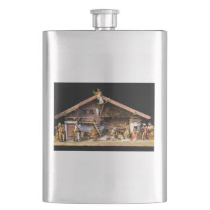 Weihnachtskrippe Flachmann