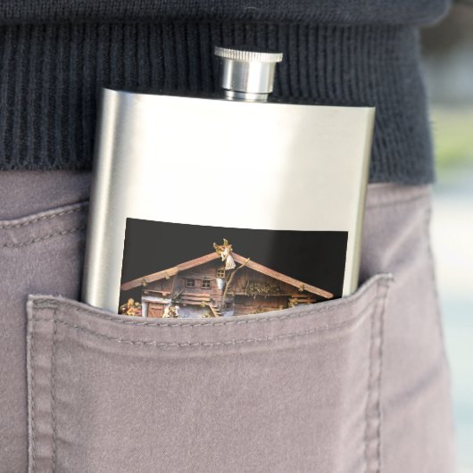 Weihnachtskrippe Flachmann (Beispiel)